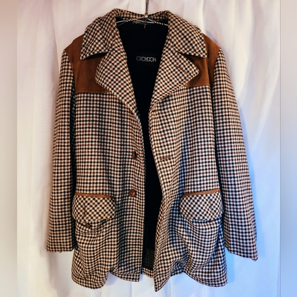 Wool Jacket Mens Retro - Picture 1 of 4